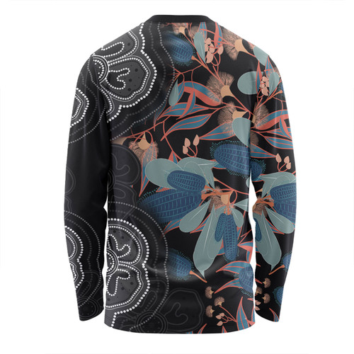 Australia Aboriginal Long Sleeve T-shirt - Australian Native Floral Seamless Pattern Long Sleeve T-shirt Australia Aboriginal Long Sleeve T-shirt - Australian Native Floral Seamless Pattern Long Sleeve T-shirt