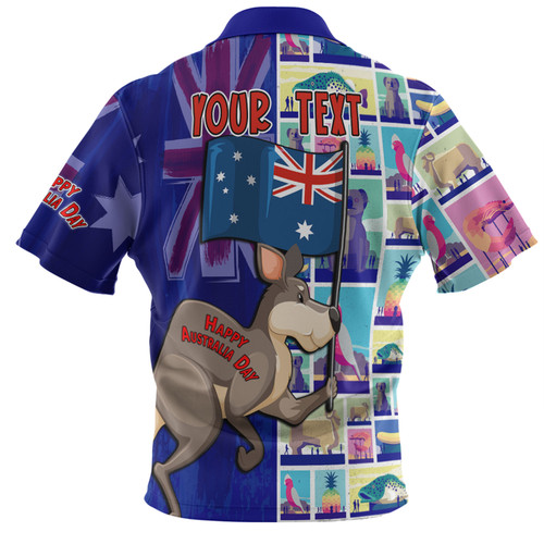 Australia Custom Hawaiian Shirt - Happy Australia Day With Big Things Hawaiian Shirt Australia Custom Hawaiian Shirt - Happy Australia Day With Big Things Hawaiian Shirt