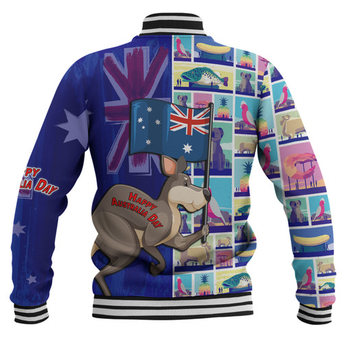 Australia Custom Baseball Jacket - Happy Australia Day With Big Things Baseball Jacket Australia Custom Baseball Jacket - Happy Australia Day With Big Things Baseball Jacket