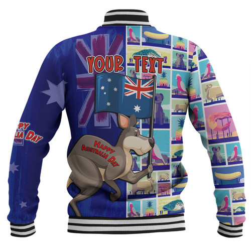Australia Custom Baseball Jacket - Happy Australia Day With Big Things Baseball Jacket Australia Custom Baseball Jacket - Happy Australia Day With Big Things Baseball Jacket