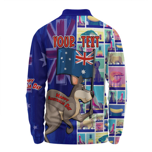 Australia Custom Long Sleeve Polo Shirt - Happy Australia Day With Big Things Long Sleeve Polo Shirt Australia Custom Long Sleeve Polo Shirt - Happy Australia Day With Big Things Long Sleeve Polo Shirt