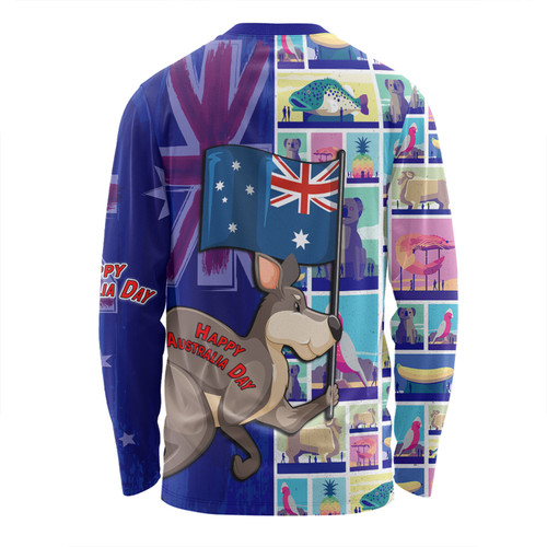 Australia Custom Long Sleeve T-shirt - Happy Australia Day With Big Things Long Sleeve T-shirt Australia Custom Long Sleeve T-shirt - Happy Australia Day With Big Things Long Sleeve T-shirt