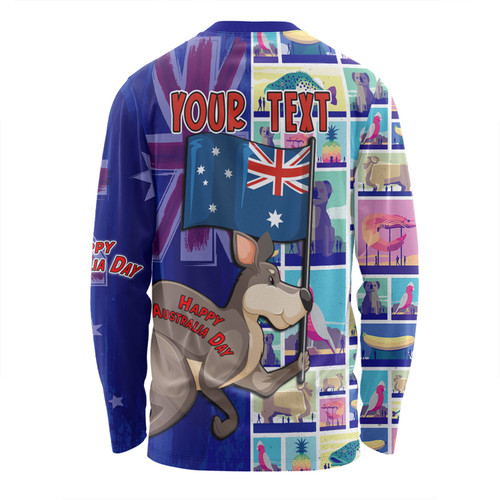 Australia Custom Long Sleeve T-shirt - Happy Australia Day With Big Things Long Sleeve T-shirt Australia Custom Long Sleeve T-shirt - Happy Australia Day With Big Things Long Sleeve T-shirt