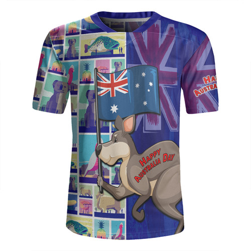 Australia Custom Rugby Jersey - Happy Australia Day With Big Things Rugby Jersey