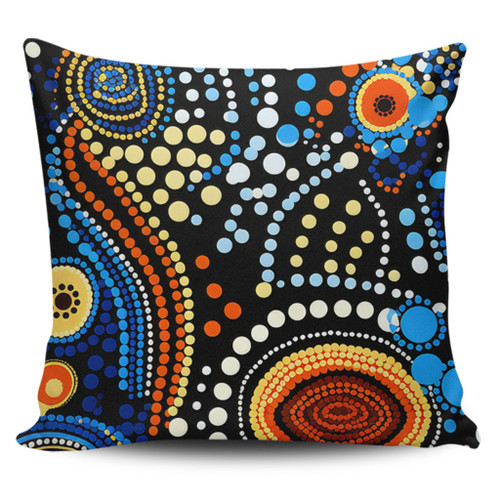 Australia Aboriginal Pillow Cases - Aboriginal Dreamtime Art Pattern Pillow Cases Australia Aboriginal Pillow Cases - Aboriginal Dreamtime Art Pattern Pillow Cases