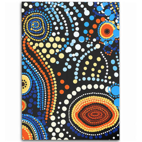 Australia Aboriginal Area Rug - Aboriginal Dreamtime Art Pattern Area Rug Australia Aboriginal Area Rug - Aboriginal Dreamtime Art Pattern Area Rug