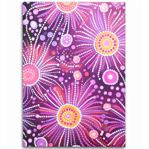 Australia Aboriginal Area Rug - Beautiful Aboriginal Pastel Pink Style Area Rug Australia Aboriginal Area Rug - Beautiful Aboriginal Pastel Pink Style Area Rug