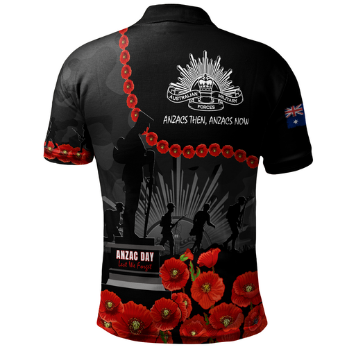 Australia Anzac Day Polo Shirt - Anzac Day Lest We Forget Camouflage Pattern Polo Shirt