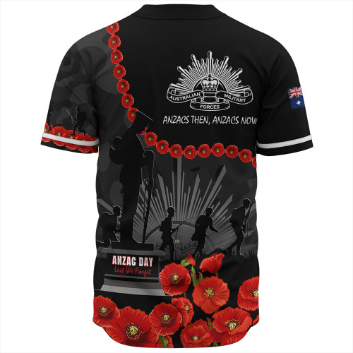 Australia Anzac Day Baseball Shirt - Anzac Day Lest We Forget Camouflage Pattern Baseball Shirt Australia Anzac Day Baseball Shirt - Anzac Day Lest We Forget Camouflage Pattern Baseball Shirt