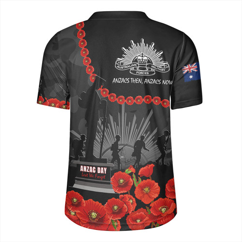 Australia Anzac Day Rugby Jersey - Anzac Day Lest We Forget Camouflage Pattern Rugby Jersey Australia Anzac Day Rugby Jersey - Anzac Day Lest We Forget Camouflage Pattern Rugby Jersey