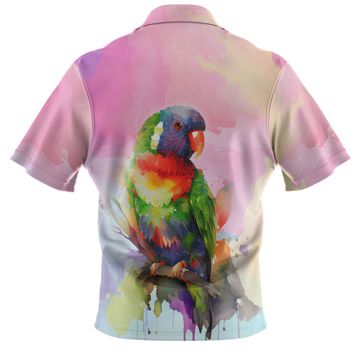 Australia Rainbow Lorikeets Polo Shirt - Rainbow Lorikeets Color Art Polo Shirt Australia Rainbow Lorikeets Polo Shirt - Rainbow Lorikeets Color Art Polo Shirt