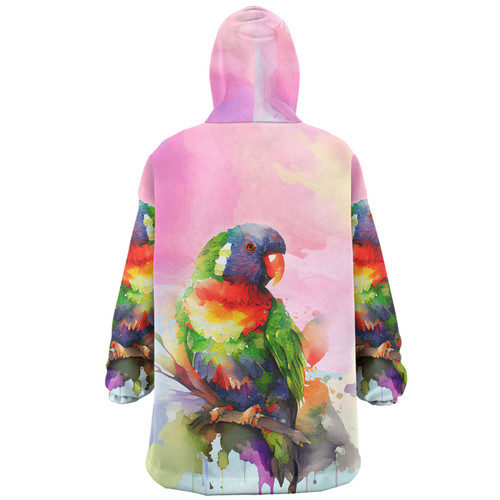 Australia Rainbow Lorikeets Snug Hoodie - Rainbow Lorikeets Color Art Snug Hoodie Australia Rainbow Lorikeets Snug Hoodie - Rainbow Lorikeets Color Art Snug Hoodie