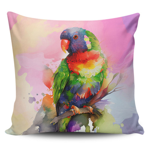Australia Rainbow Lorikeets Pillow Cases - Rainbow Lorikeets Color Art Pillow Cases Australia Rainbow Lorikeets Pillow Cases - Rainbow Lorikeets Color Art Pillow Cases