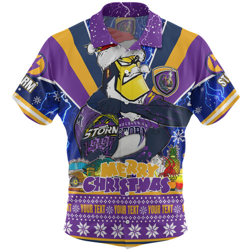Melbourne Storm Christmas Custom Hawaiian Shirt - Storm Man Santa Claus Aussie Big Things Hawaiian Shirt Melbourne Storm Christmas Custom Hawaiian Shirt - Storm Man Santa Claus Aussie Big Things Hawaiian Shirt