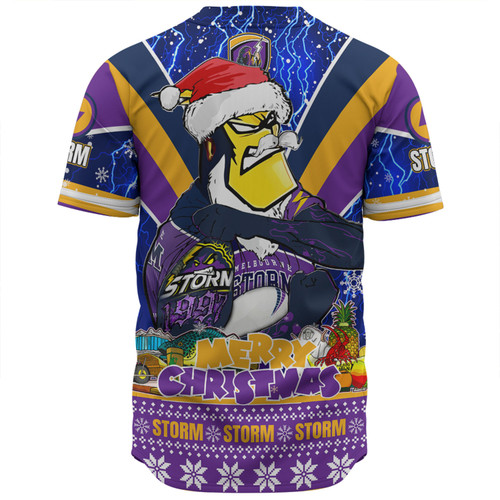 Melbourne Storm Christmas Custom Baseball Shirt - Storm Man Santa Claus Aussie Big Things Baseball Shirt Melbourne Storm Christmas Custom Baseball Shirt - Storm Man Santa Claus Aussie Big Things Baseball Shirt