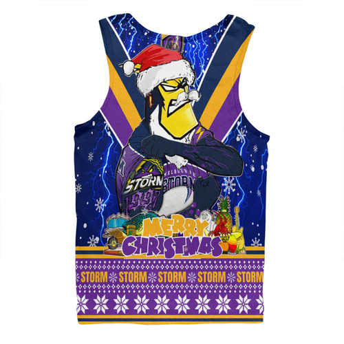 Melbourne Storm Christmas Custom Men Singlet - Storm Man Santa Claus Aussie Big Things Men Singlet Melbourne Storm Christmas Custom Men Singlet - Storm Man Santa Claus Aussie Big Things Men Singlet