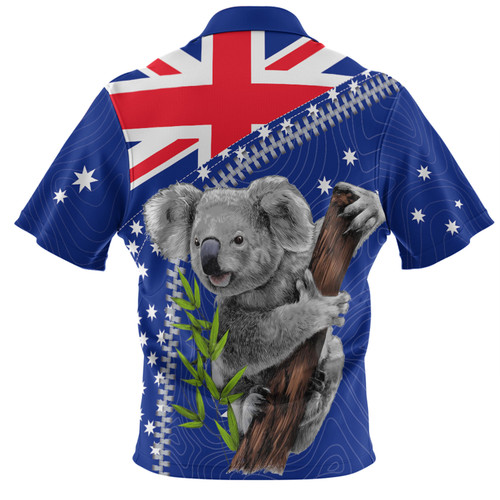 Australia Australia Day Polo Shirt - Koala Happy Australia Day Polo Shirt Australia Australia Day Polo Shirt - Koala Happy Australia Day Polo Shirt