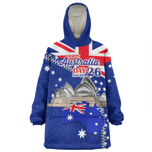 Australia Australia Day Snug Hoodie - Happy Australia Day Snug Hoodie