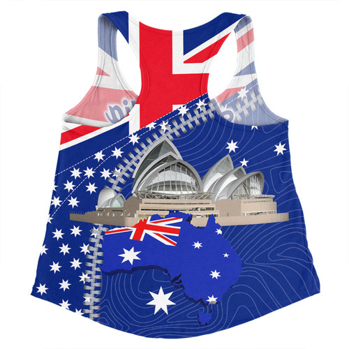 Australia Australia Day Women Racerback Singlet - Happy Australia Day Women Racerback Singlet Australia Australia Day Women Racerback Singlet - Happy Australia Day Women Racerback Singlet