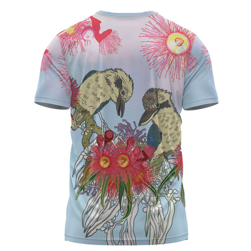 Australia Kookaburra T-shirt - Couple Kookaburra With Eucalyptus Flower Art T-shirt Australia Kookaburra T-shirt - Couple Kookaburra With Eucalyptus Flower Art T-shirt