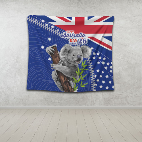 Australia Australia Day Tapestry - Koala Happy Australia Day Tapestry Australia Australia Day Tapestry - Koala Happy Australia Day Tapestry