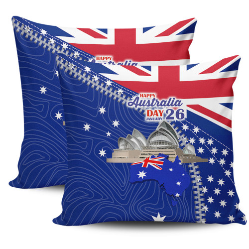 Australia Australia Day Pillow Cases - Happy Australia Day Pillow Cases