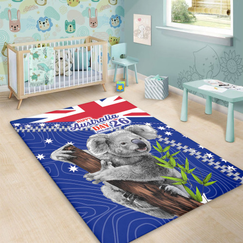 Australia Australia Day Area Rug - Koala Happy Australia Day Area Rug Australia Australia Day Area Rug - Koala Happy Australia Day Area Rug