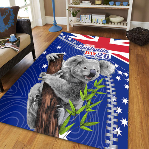 Australia Australia Day Area Rug - Koala Happy Australia Day Area Rug Australia Australia Day Area Rug - Koala Happy Australia Day Area Rug