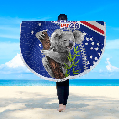 Australia Australia Day Beach Blanket - Koala Happy Australia Day Beach Blanket Australia Australia Day Beach Blanket - Koala Happy Australia Day Beach Blanket