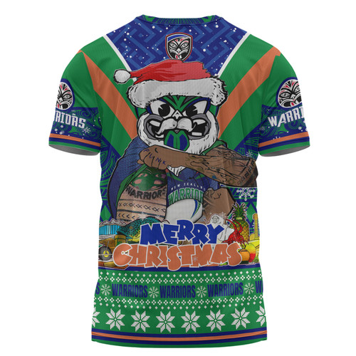 New Zealand Warriors Christmas Custom T-shirt - Warriors Santa Aussie Big Things T-shirt New Zealand Warriors Christmas Custom T-shirt - Warriors Santa Aussie Big Things T-shirt