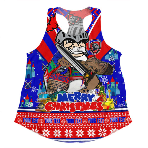 Newcastle Knights Christmas Custom Women Racerback Singlet - Newcastle Knights Santa Aussie Big Things Women Racerback Singlet Newcastle Knights Christmas Custom Women Racerback Singlet - Newcastle Knights Santa Aussie Big Things Women Racerback Singlet