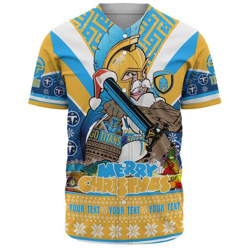 Gold Coast Titans Christmas Custom Baseball Shirt - Gold Coast Titans Santa Aussie Big Things Baseball Shirt Gold Coast Titans Christmas Custom Baseball Shirt - Gold Coast Titans Santa Aussie Big Things Baseball Shirt
