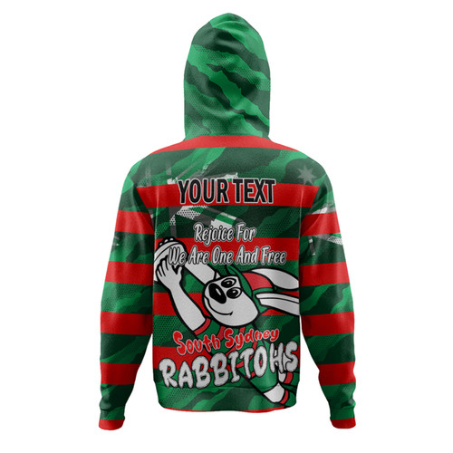 South Sydney Rabbitohs Hoodie - Happy Australia Day We Are One And Free South Sydney Rabbitohs Hoodie - Happy Australia Day We Are One And Free