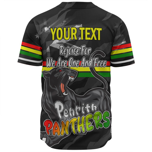 Penrith Panthers Baseball Shirt - Happy Australia Day We Are One And Free Penrith Panthers Baseball Shirt - Happy Australia Day We Are One And Free