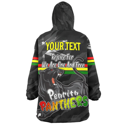 Penrith Panthers Snug Hoodie - Happy Australia Day We Are One And Free