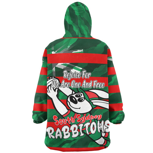 South Sydney Rabbitohs Snug Hoodie - Happy Australia Day We Are One And Free South Sydney Rabbitohs Snug Hoodie - Happy Australia Day We Are One And Free