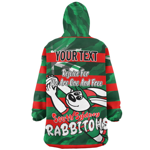 South Sydney Rabbitohs Snug Hoodie - Happy Australia Day We Are One And Free South Sydney Rabbitohs Snug Hoodie - Happy Australia Day We Are One And Free