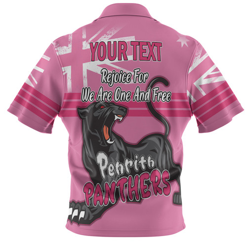 Penrith Panthers Hawaiian Shirt - Happy Australia Day We Are One And Free V2 Penrith Panthers Hawaiian Shirt - Happy Australia Day We Are One And Free V2