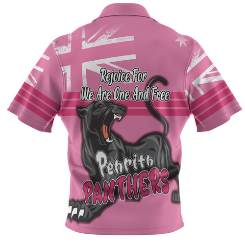 Penrith Panthers Hawaiian Shirt - Happy Australia Day We Are One And Free V2 Penrith Panthers Hawaiian Shirt - Happy Australia Day We Are One And Free V2