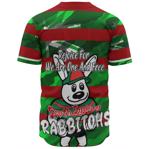 South Sydney Rabbitohs Baseball Shirt - Happy Australia Day We Are One And Free V2 South Sydney Rabbitohs Baseball Shirt - Happy Australia Day We Are One And Free V2