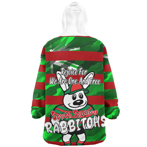 South Sydney Rabbitohs Snug Hoodie - Happy Australia Day We Are One And Free V2 South Sydney Rabbitohs Snug Hoodie - Happy Australia Day We Are One And Free V2