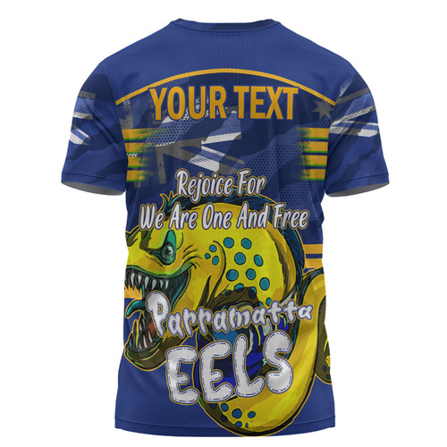 Parramatta Eels T-Shirt - Happy Australia Day We Are One And Free Parramatta Eels T-Shirt - Happy Australia Day We Are One And Free