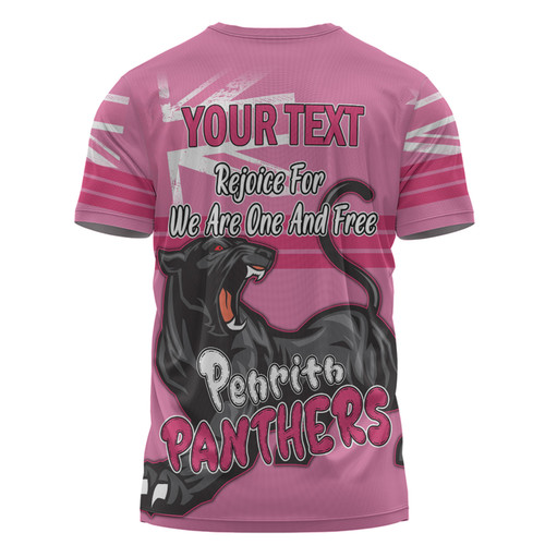 Penrith Panthers T-Shirt - Happy Australia Day We Are One And Free V2 Penrith Panthers T-Shirt - Happy Australia Day We Are One And Free V2