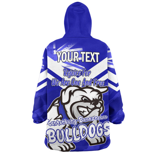 Canterbury-Bankstown Bulldogs Snug Hoodie - Happy Australia Day We Are One And Free Canterbury-Bankstown Bulldogs Snug Hoodie - Happy Australia Day We Are One And Free