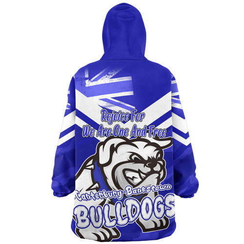 Canterbury-Bankstown Bulldogs Snug Hoodie - Happy Australia Day We Are One And Free Canterbury-Bankstown Bulldogs Snug Hoodie - Happy Australia Day We Are One And Free