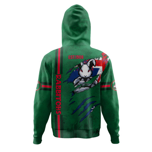 South Sydney Rabbitohs Hoodie - Happy Australia Day Flag Scratch Style South Sydney Rabbitohs Hoodie - Happy Australia Day Flag Scratch Style