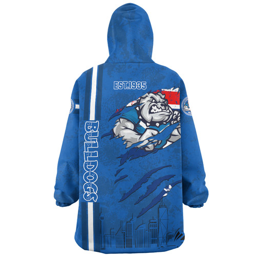 Canterbury-Bankstown Bulldogs Snug Hoodie - Happy Australia Day Flag Scratch Style Canterbury-Bankstown Bulldogs Snug Hoodie - Happy Australia Day Flag Scratch Style