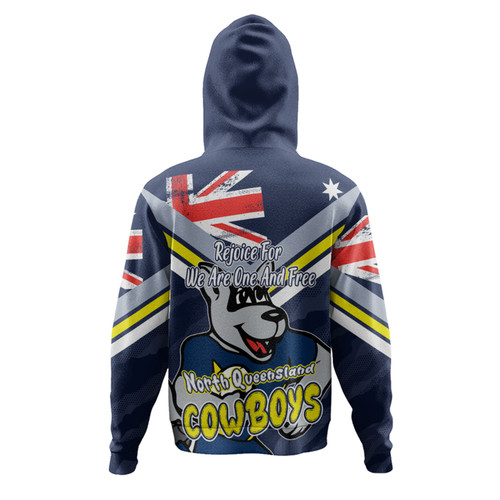 North Queensland Cowboys Hoodie - Happy Australia Day We Are One And Free North Queensland Cowboys Hoodie - Happy Australia Day We Are One And Free