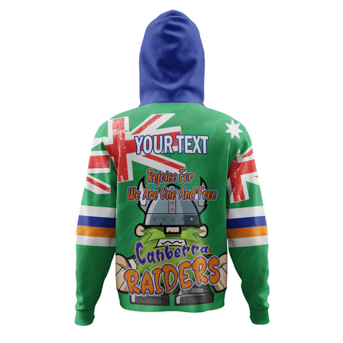 Canberra Raiders Hoodie - Happy Australia Day We Are One And Free Canberra Raiders Hoodie - Happy Australia Day We Are One And Free
