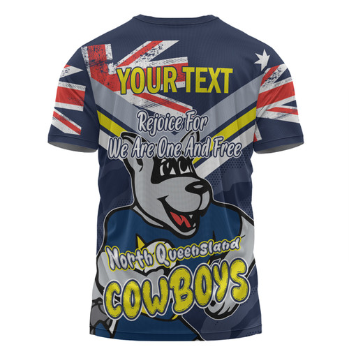 North Queensland Cowboys T-Shirt - Happy Australia Day We Are One And Free North Queensland Cowboys T-Shirt - Happy Australia Day We Are One And Free